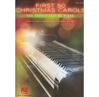 First 50 Christmas Carols Easy Piano