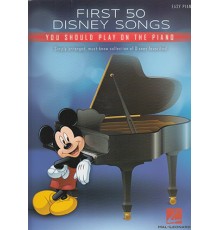 First 50 Songs Disney Songs Easy Piano