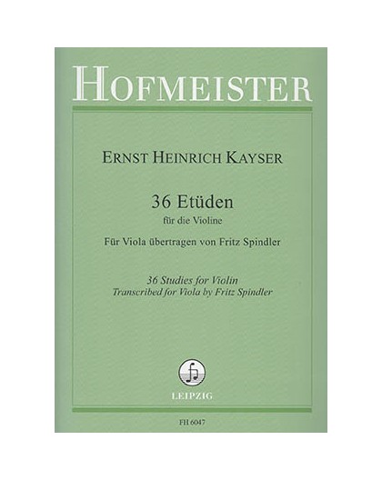 36 Etüden für Violine,Op.20 Transcrito p
