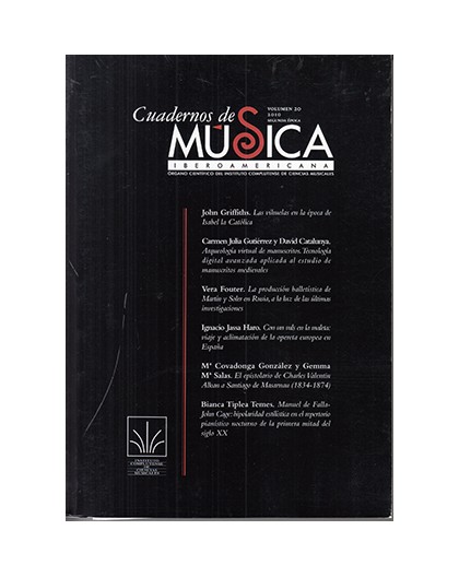 Cuadernos de Música Iberoamericana Vol.