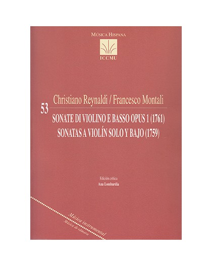 Sonate di Violino e Basso Op. 1 (1761)