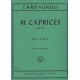 41 Caprices Op.22 for Viola