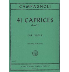 41 Caprices Op.22 for Viola