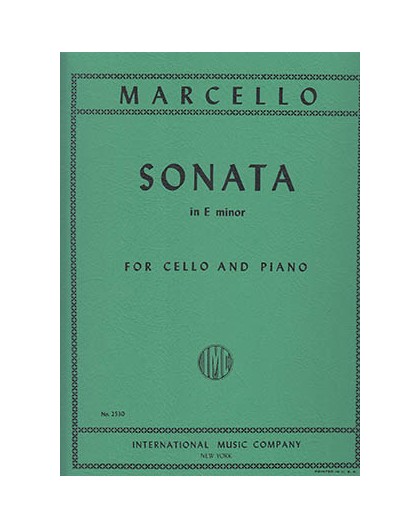Sonata in E Minor for Cello and Piano
