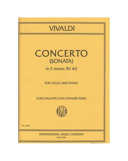 Concerto in E minor(Sonata)Nº 5 from"Six