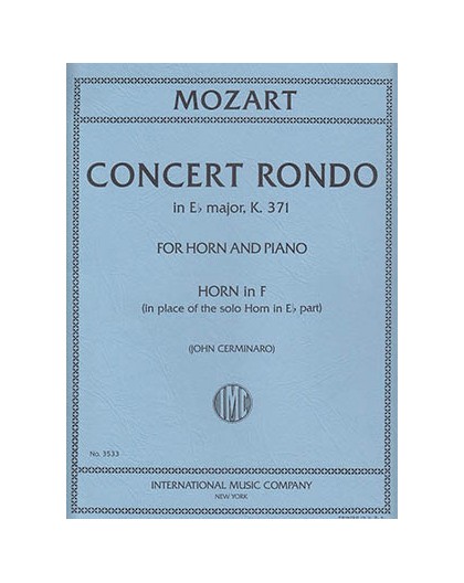 Concert Rondo Eb Major K. 371/ Trompa