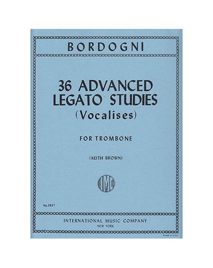 36 Advanced Legato Studies (Vocalises)