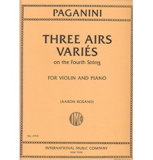 Three Airs Variés