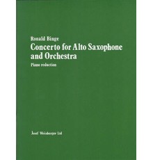 Concerto for Alto Saxophone/ Red.Pno.