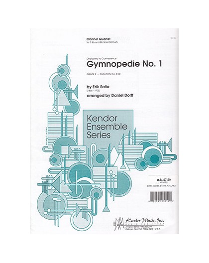 Gymnopedie, Nº 1 Clarinete Quartet