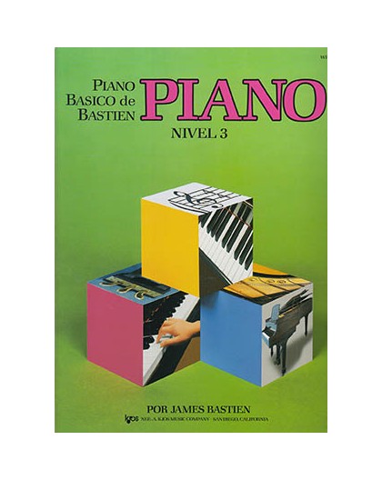 Bastien P. Básico.Piano. Nivel 3º