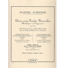 200 Etudes Nouvelles.1 Cahier.Trompa