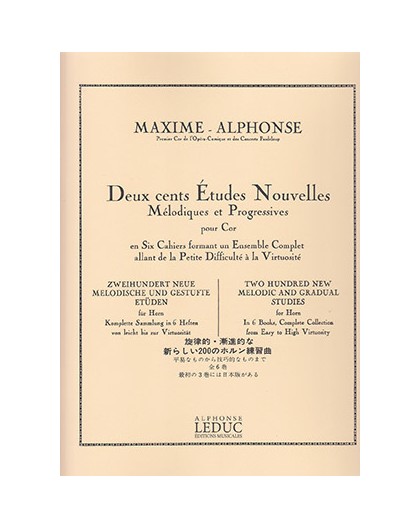 200 Etudes Nouvelles.2 Cahier.Trompa
