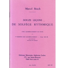 12 Lecons de Solfege Rythmique Vol.B7