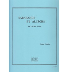 Sarabande et Allegro pour Clarinette et