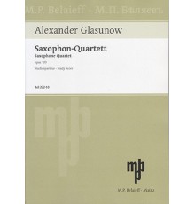 Saxophon-Quartett Op.109/ Study Score