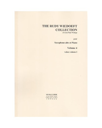 The Rudy Wiedoeft Collection Vol. 4