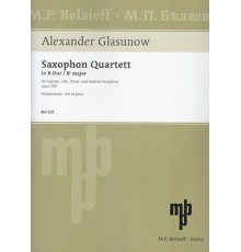 Saxophon Quartett in B Dur Op.109/ Parts