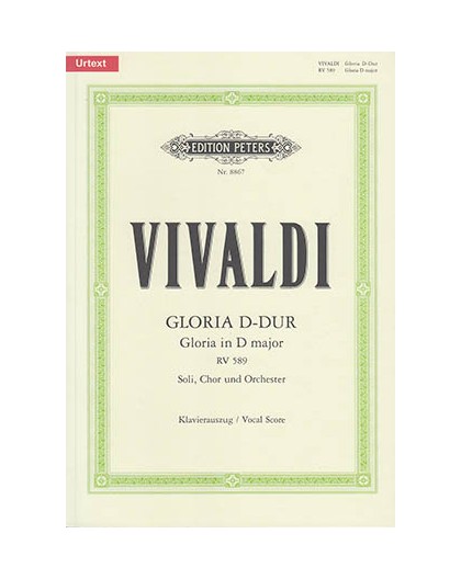 Gloria D-Dur RV 589/ Vocal Score