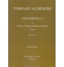 Concerto a 5 in F Major Op.9/3/ Red.Pno
