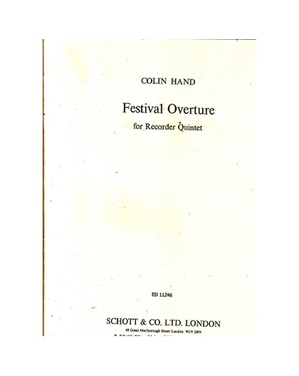 Festival Overture for Recorder Quintet