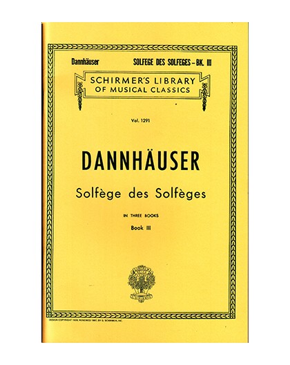 Solfège Des Solfèges Book III