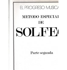 El Progreso Musical. Método de Solfeo 2