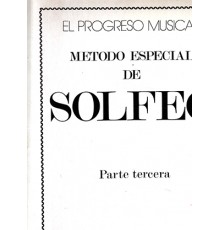El Progreso Musical. Método de Solfeo 3