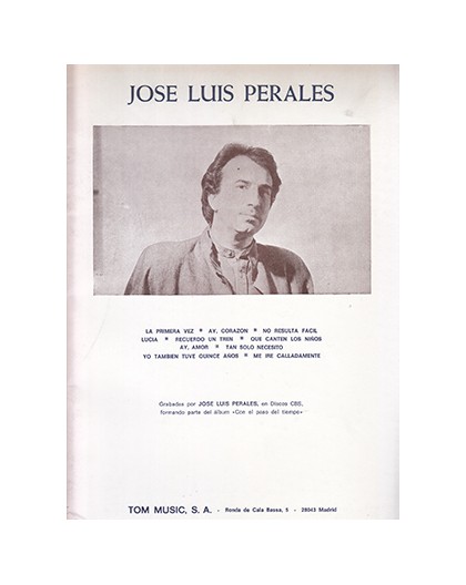**José Luis Perales,Con el Paso del Tiem