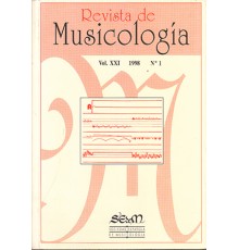 Revista de Musicología Vol.XXI 1998 nº1