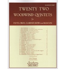 Twenty Two Woodwind Quintets / Basson