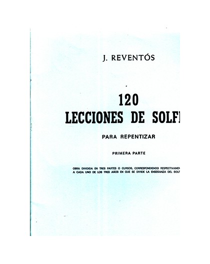 120 Lecciones de Solfeo Vol.1