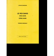 Le Roi David/ Score Ensemble Dramatic V.