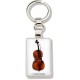 *Llavero Violonchelo Esmalte Blanco