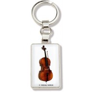 *Llavero Violonchelo Esmalte Blanco