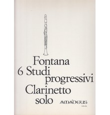 6 Studi Progressivi Clarinetto Solo