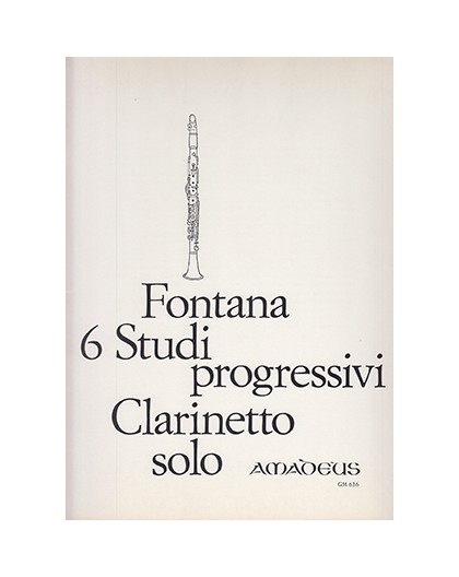 6 Studi Progressivi Clarinetto Solo