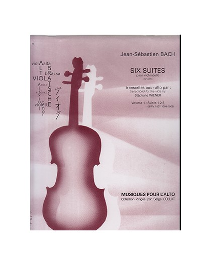 Six Suites pour Alto Suites 1.2.3. Vol.1