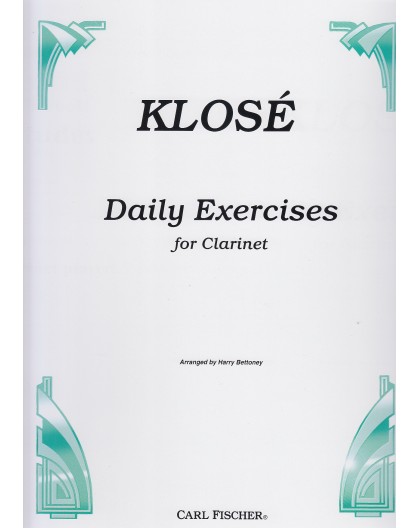 Daily Exercises for Clarinet