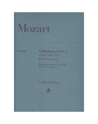 Violinkonzert Nº 5 A Major KV 219/ Red.P