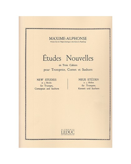 Etudes Nouvelles Vol. 3 Trompette. 10 Gr