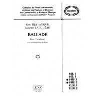 Ballade Trombone Et Piano