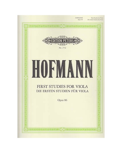 Die Ersten Studien für Viola Op. 86