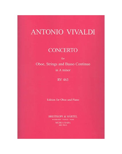 Concerto in A minor RV 463/ Red.Pno.