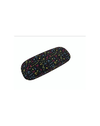 Funda Gafas Negra con Notas de Colores