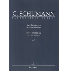 Three Romances Op.22 for Violin and Pian
