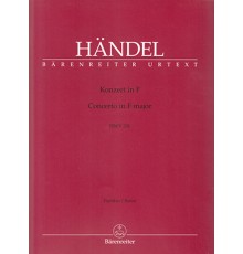 Concerto in F Major HWV 331/ Score