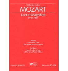 Dixit et Magnificat C-Dur Kv 193 (1774)/