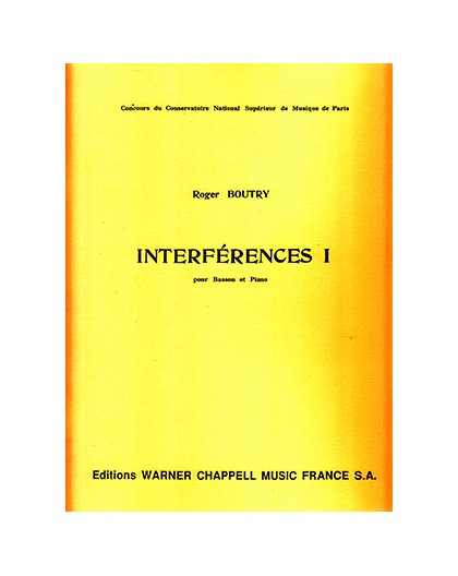Interferences I