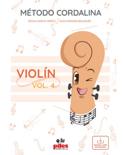 Método Cordalina Violín Vol.4 / Audio On